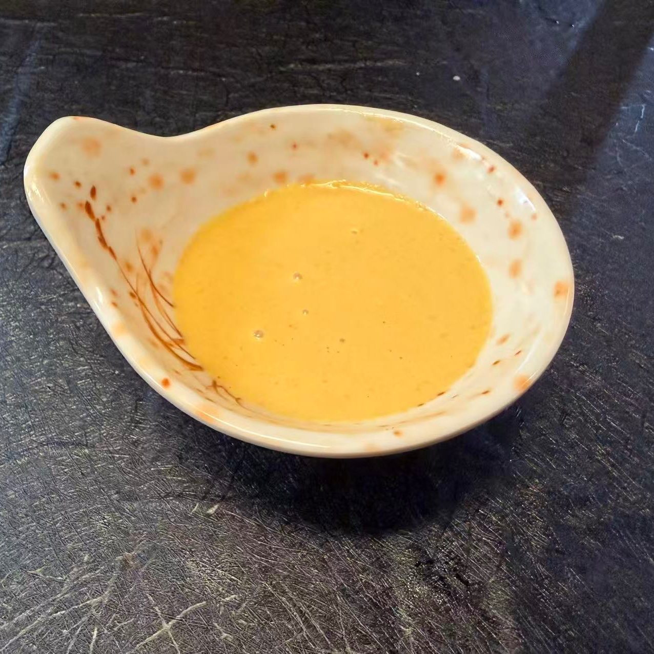 Ginger salad dressing sauce.