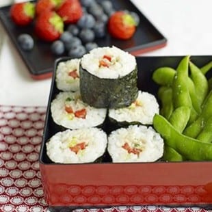 Sushi Bento Box Lunch.