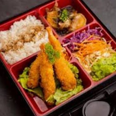 Shrimp Tempura Lunch Bento Box.