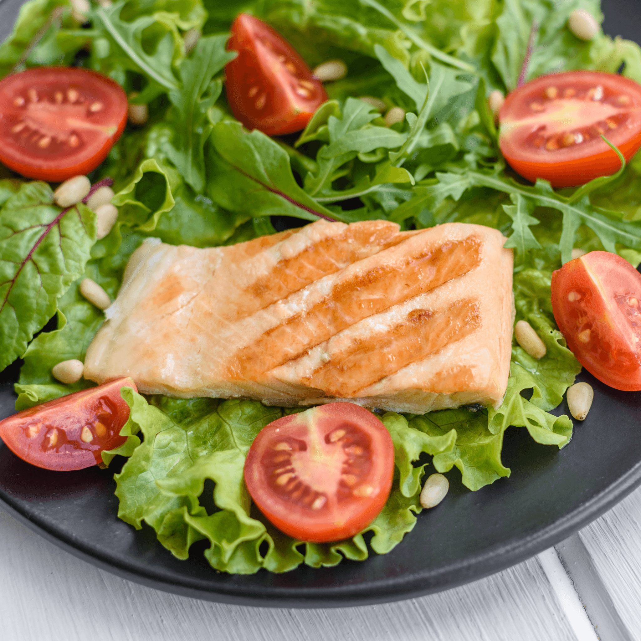 Salmon Skin Salad.