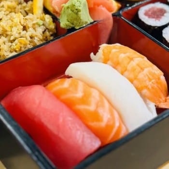 Sashimi Bento Box Lunch.
