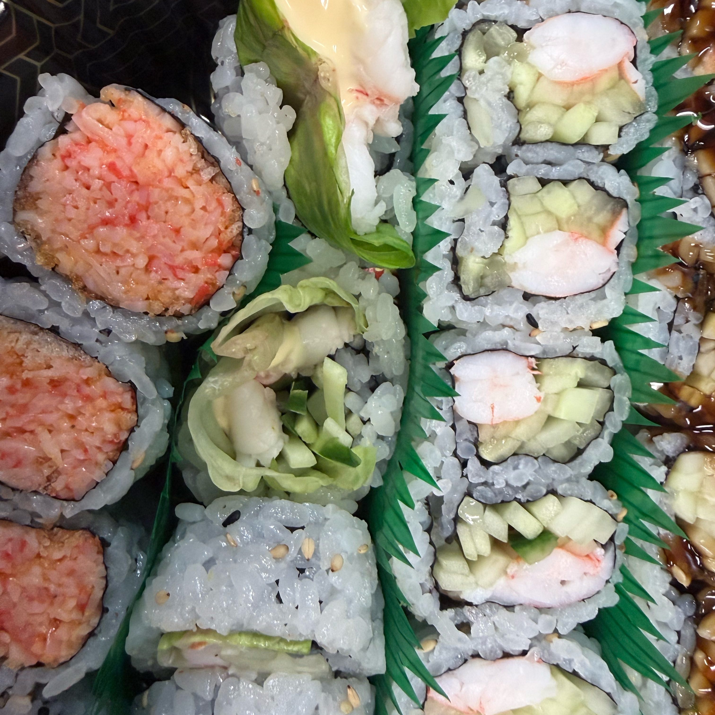 Shrimp Cucumber Roll.