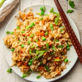 Hibachi Fried Rice Platter.