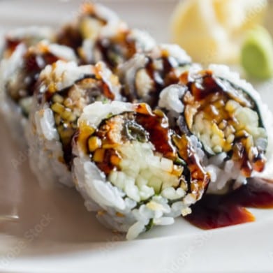 Eel Cucumber Roll.