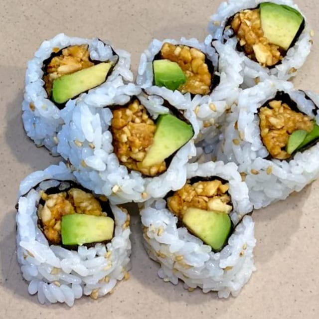 Peanut Avocado Roll.